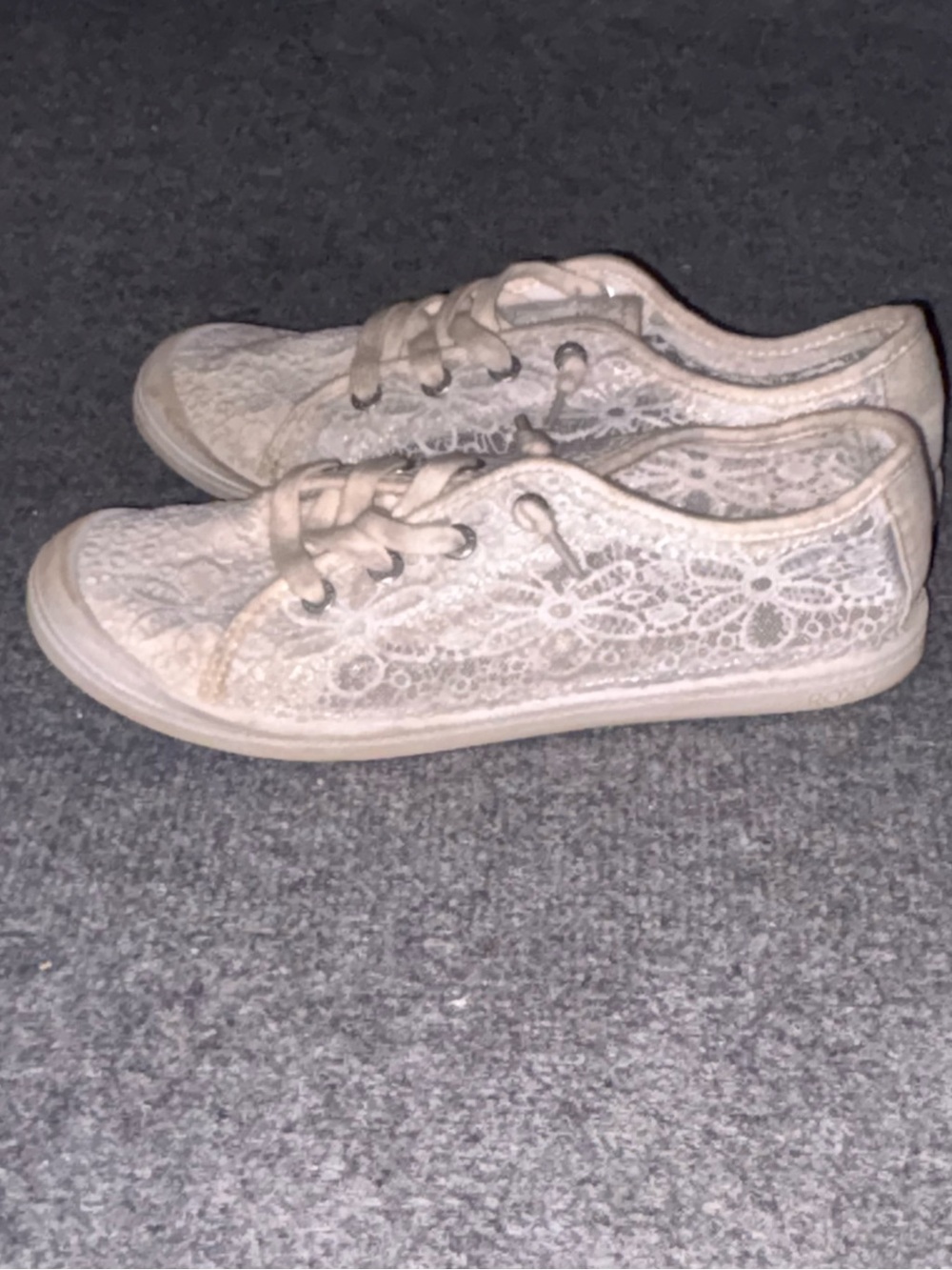 Roxy crocheted lace sneakers